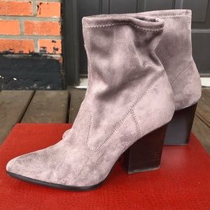 Suede Booties